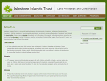 Tablet Screenshot of islesboroislandstrust.org